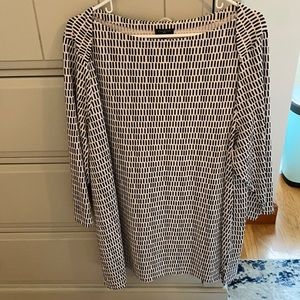 3x Talbots black and white tunic